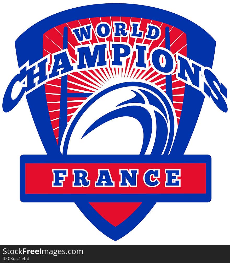 Rugby ball France World Champions