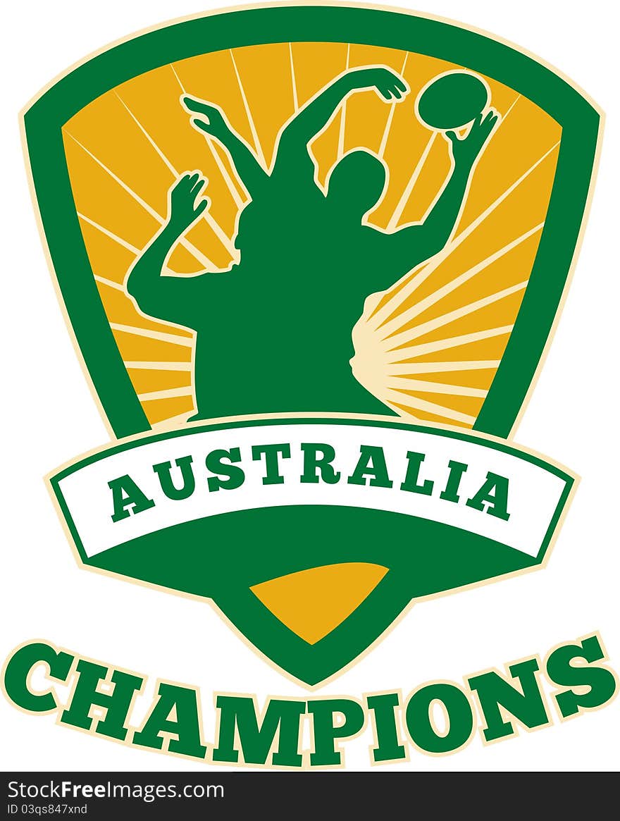 Rugby Player Australia Champions