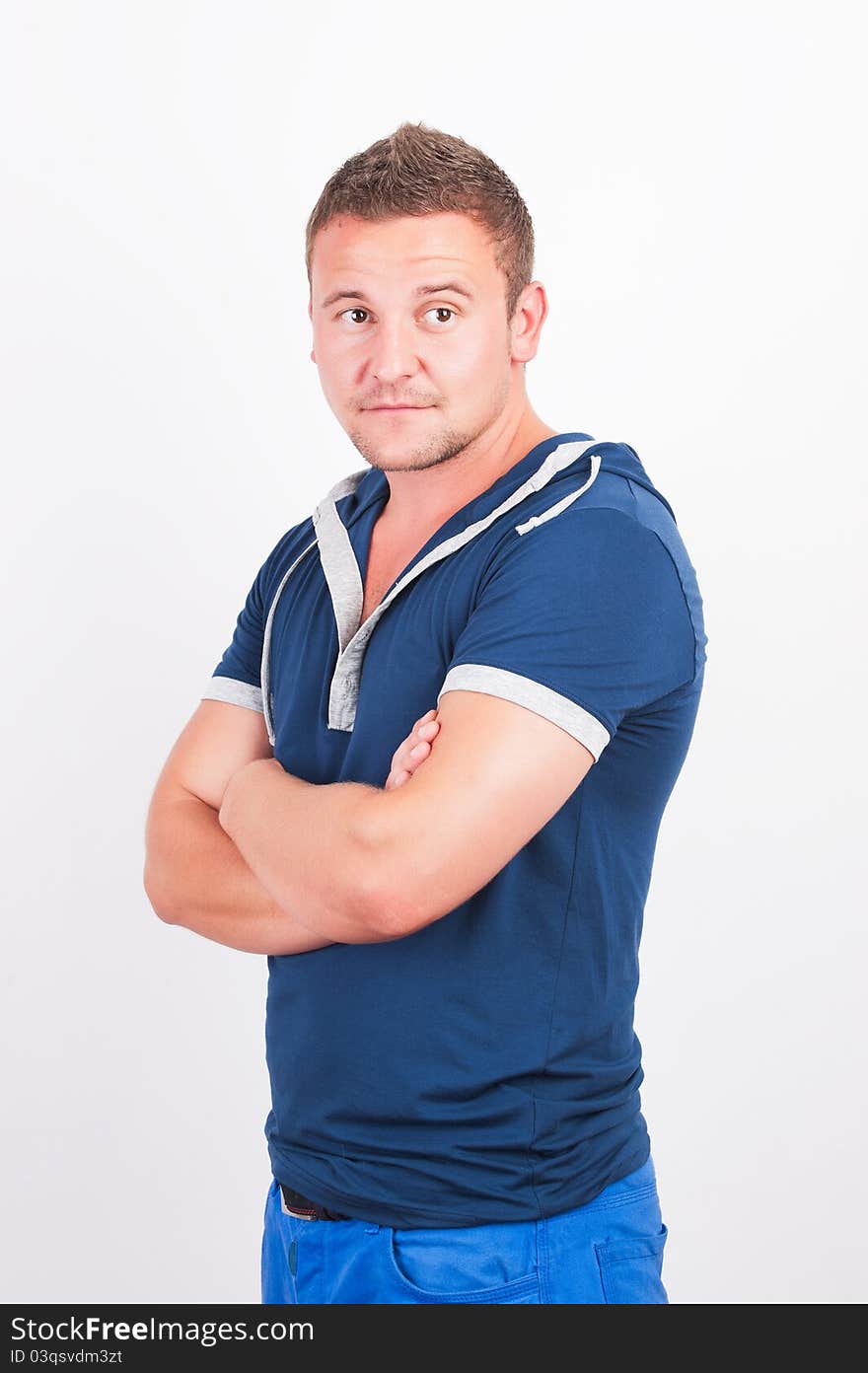 Portrait of smiling young man