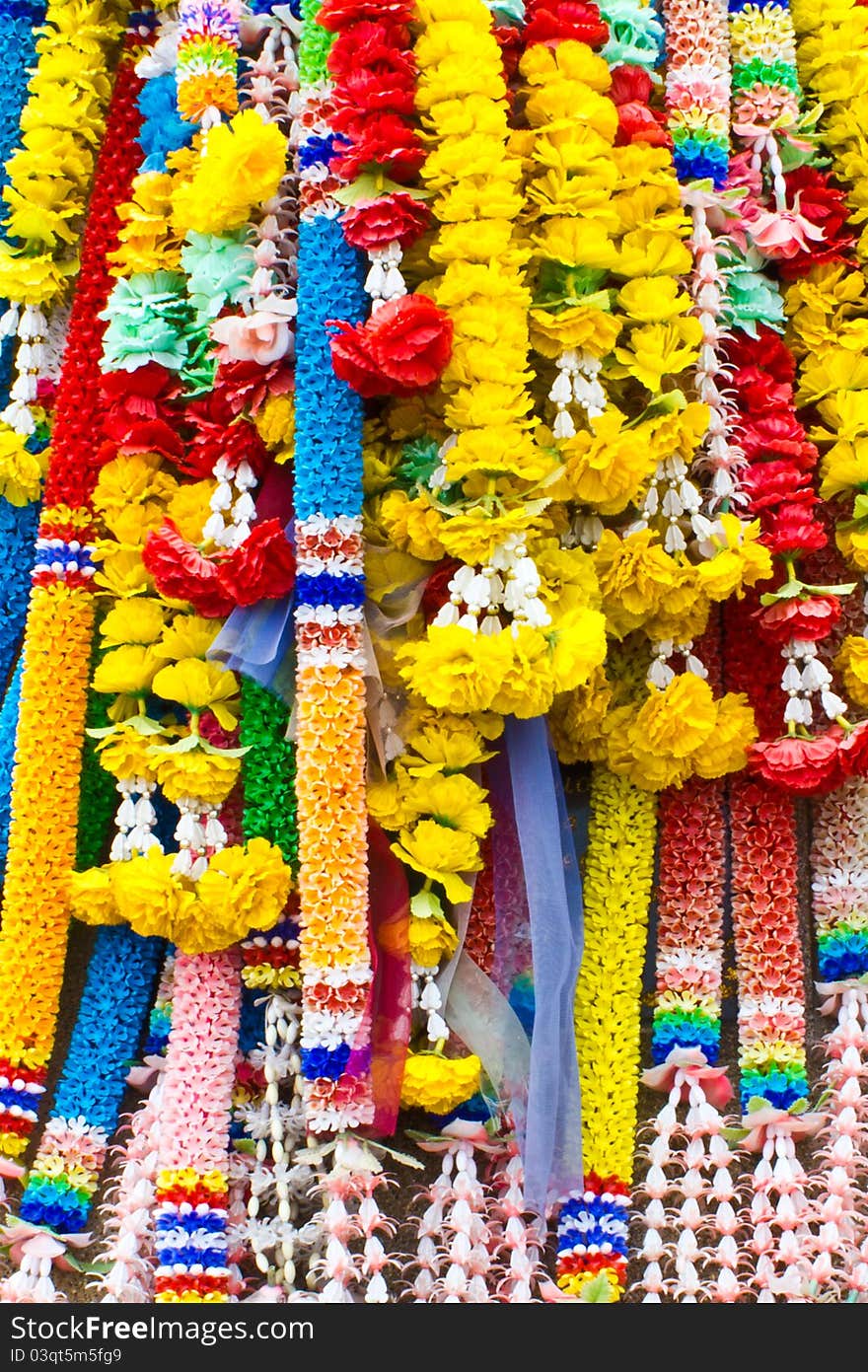 Thai traditional flower for buddha