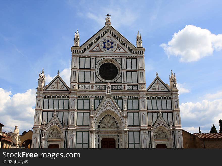 Basilica di Santa Croce (Basilica of the Holy Cross), Franciscan church in Florence, Italy