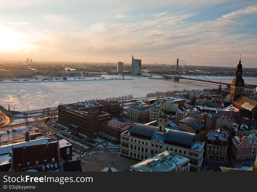 View on Riga town