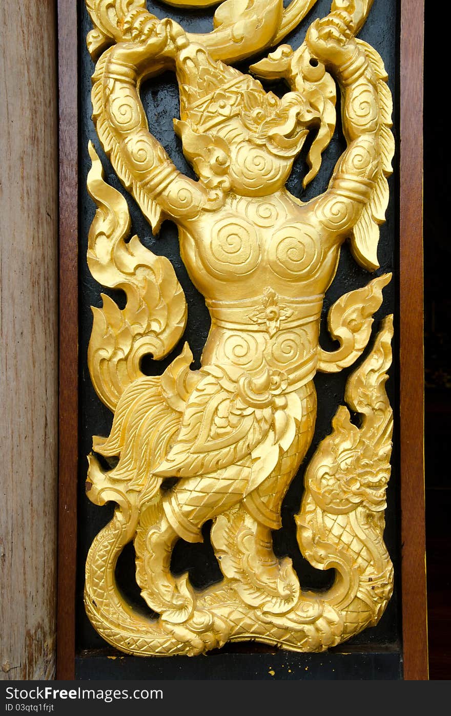 Wood carving