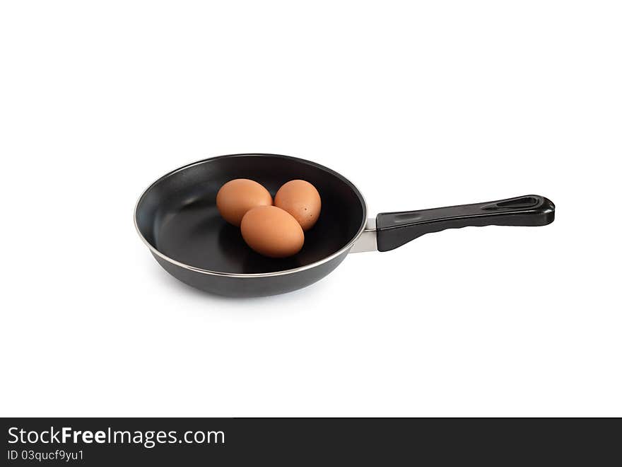 Frying Pan With Eggs