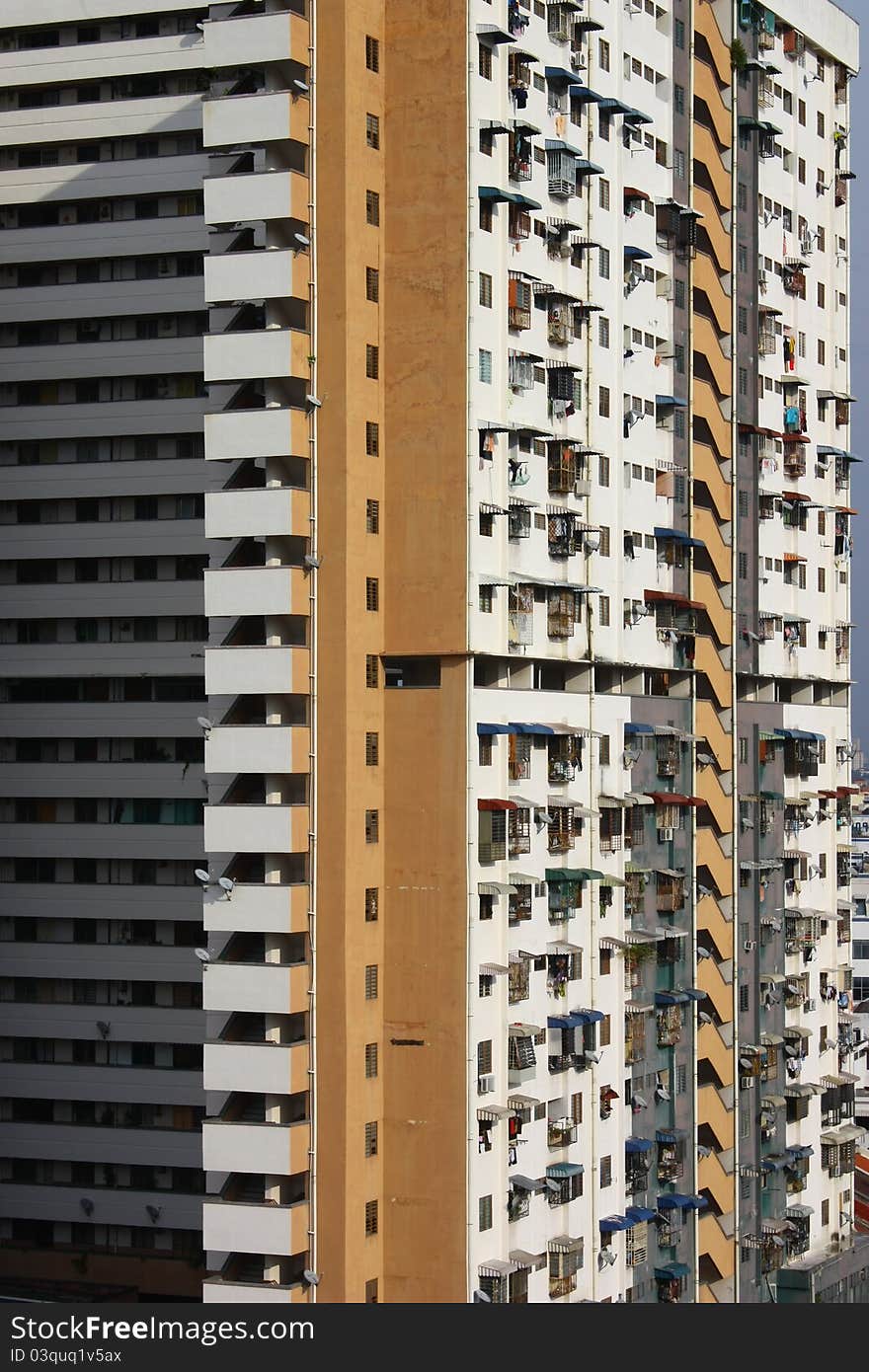 Geometric design of highrise living, penang