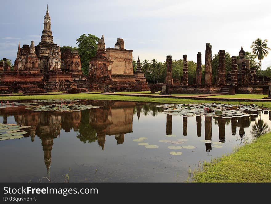 The reflex of pagoda