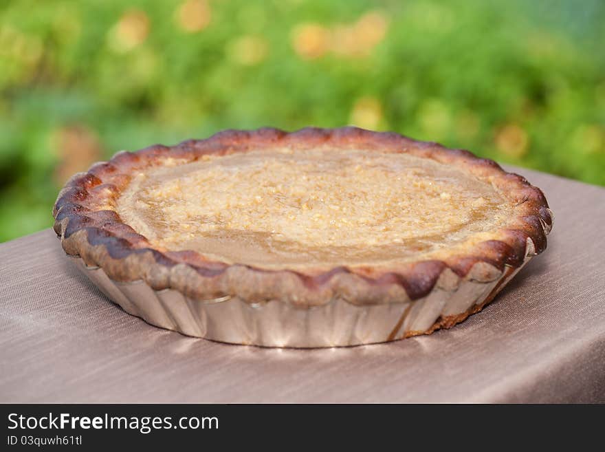 Belgian Custard Filled Apple Pie