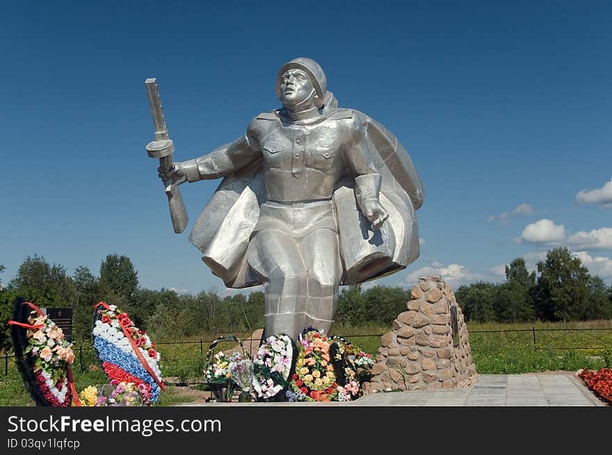 Russia, Monument Soldier Winner