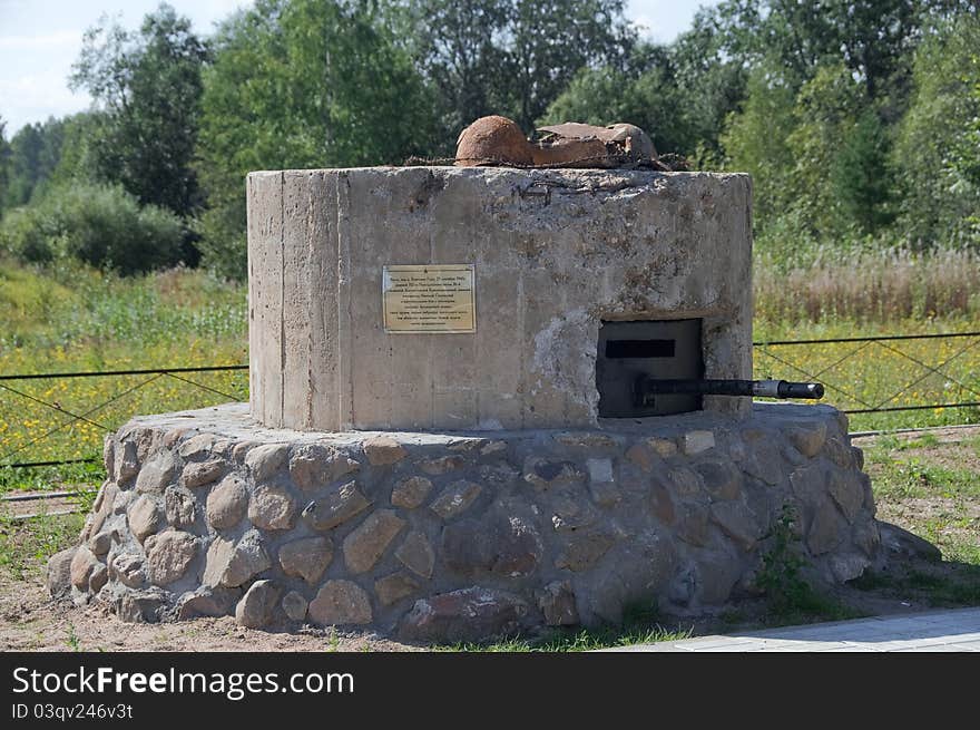 Monument to the soldiers who died in World War II. Monument to the soldiers who died in World War II