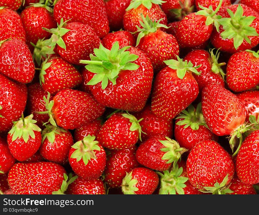 Food Frame Background - Fresh ripe perfect strawberries. Food Frame Background - Fresh ripe perfect strawberries