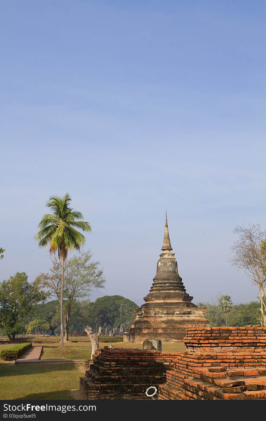 Buddha Sukhothai Historical park, Thailand