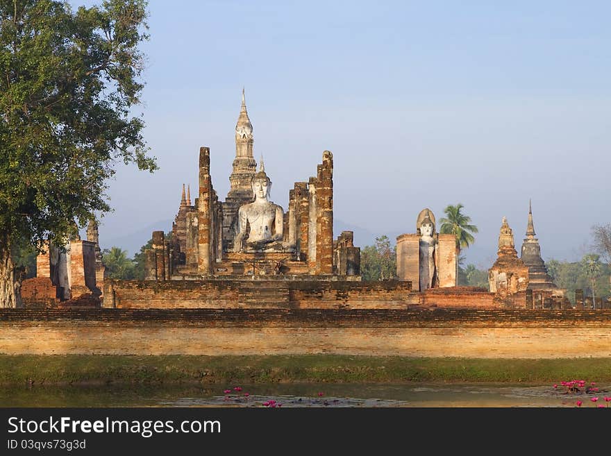 Buddha Sukhothai Historical park, Thailand