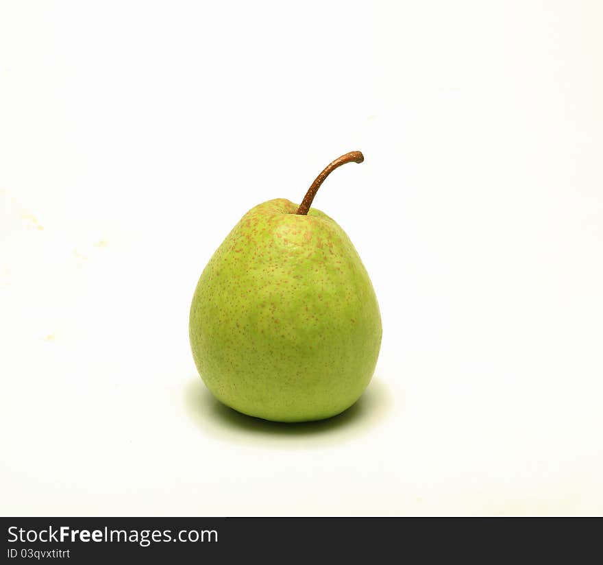 A green pear