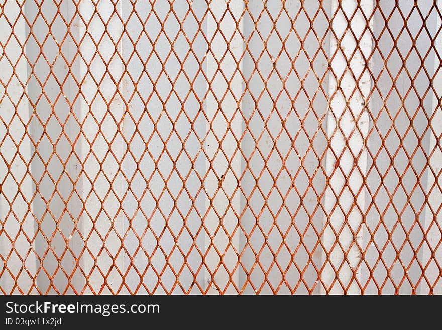 Steel wire netting is rust. Steel wire netting is rust