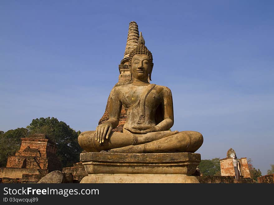 Buddha Sukhothai Historical park, Thailand