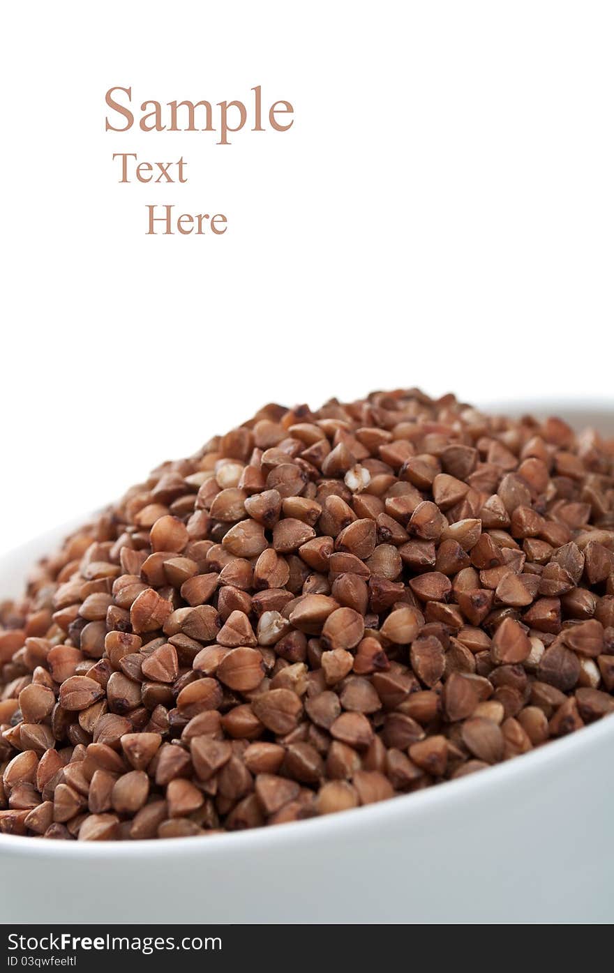 Buckwheat On Plate