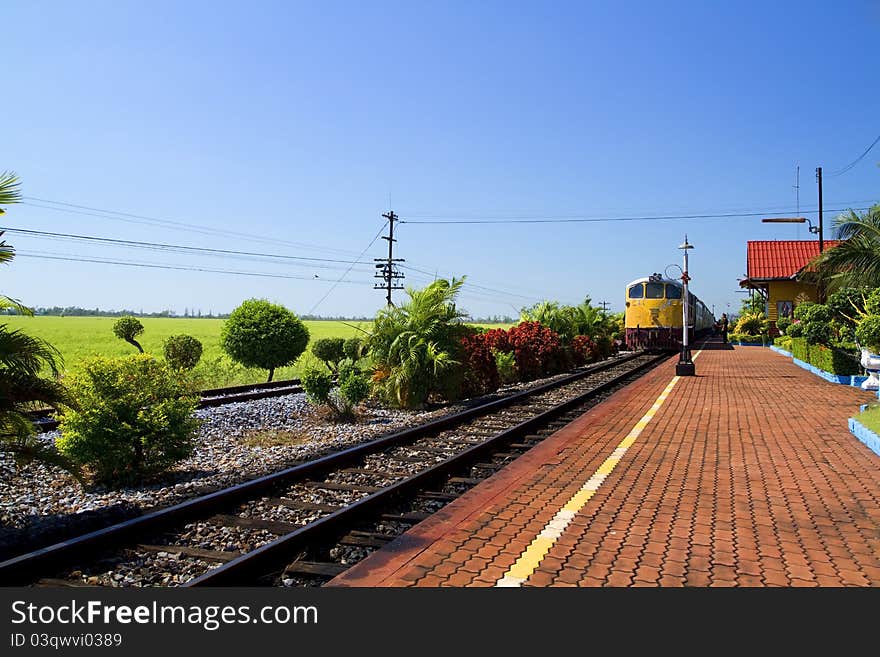 Diversion junction railway,The train. Diversion junction railway,The train