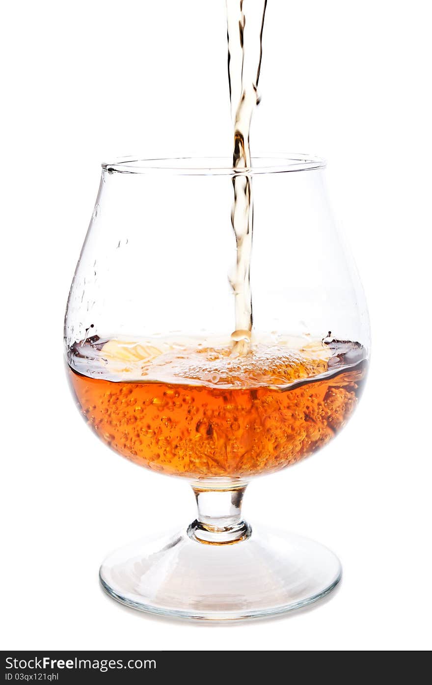 Cognac In A Classic Glass