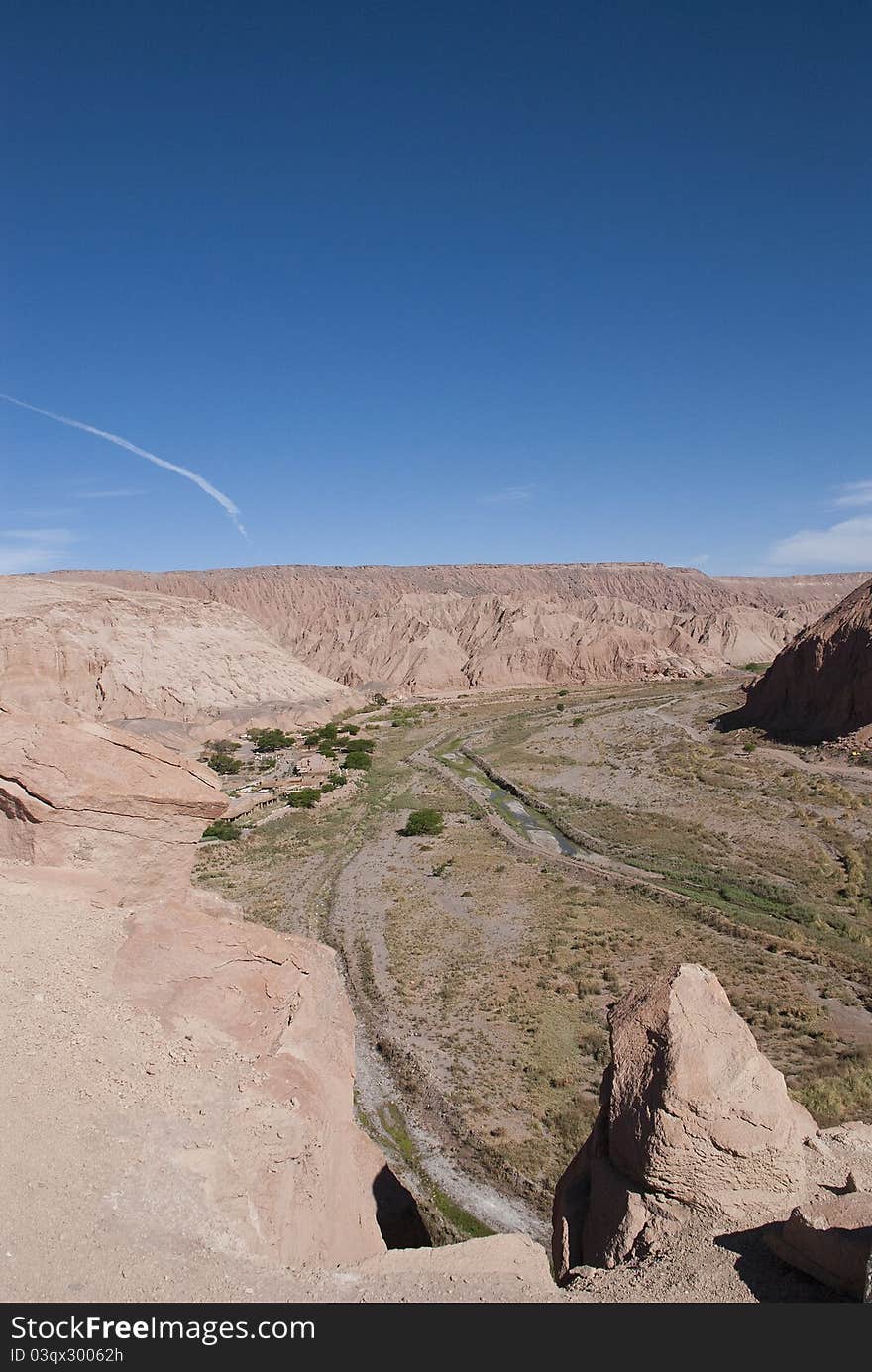 Landscape in atacama desert (chile)