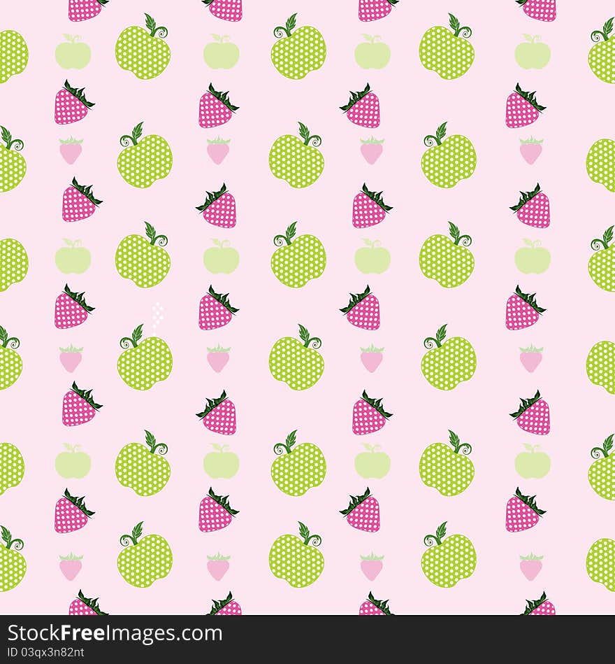 Vector fruit background.