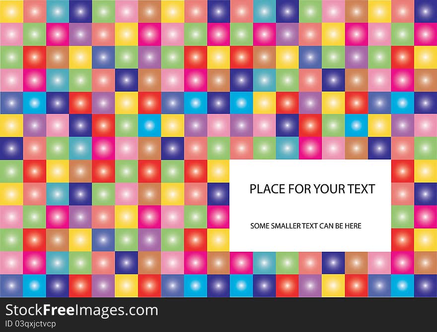 Abstract Check Background With Place For Your Text