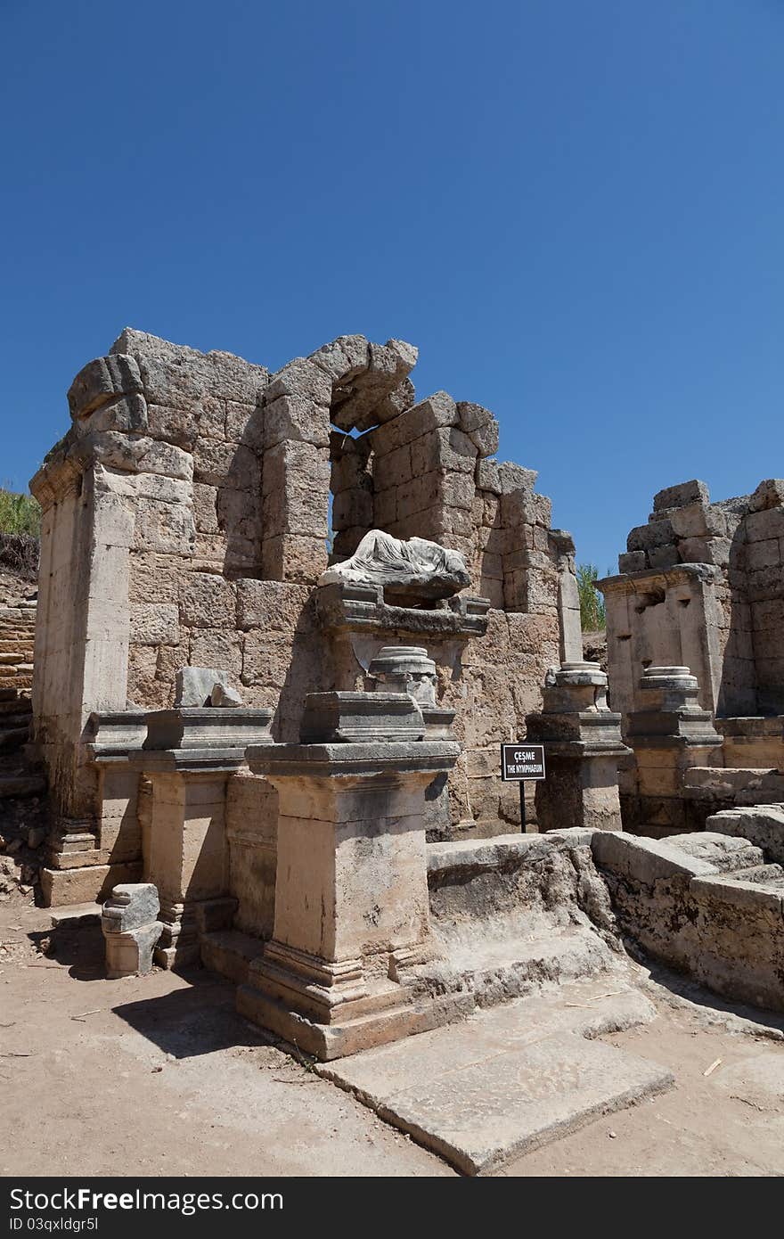 Ancient city of Perge near Antalya Turkey. Ancient city of Perge near Antalya Turkey