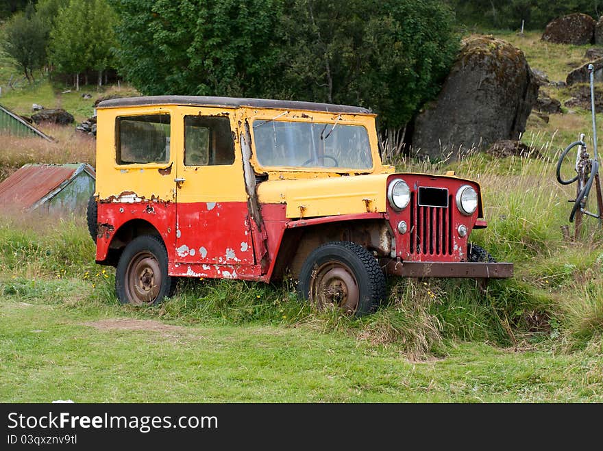 Old Car in Iceland