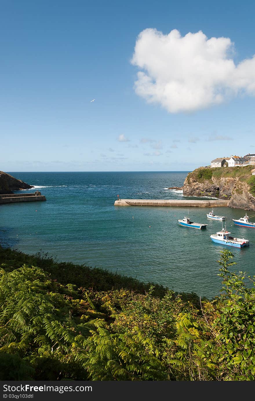 Port Isaac In Cornwall