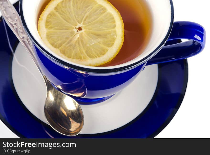 Studio shot of Cup of Tea isolated on white background