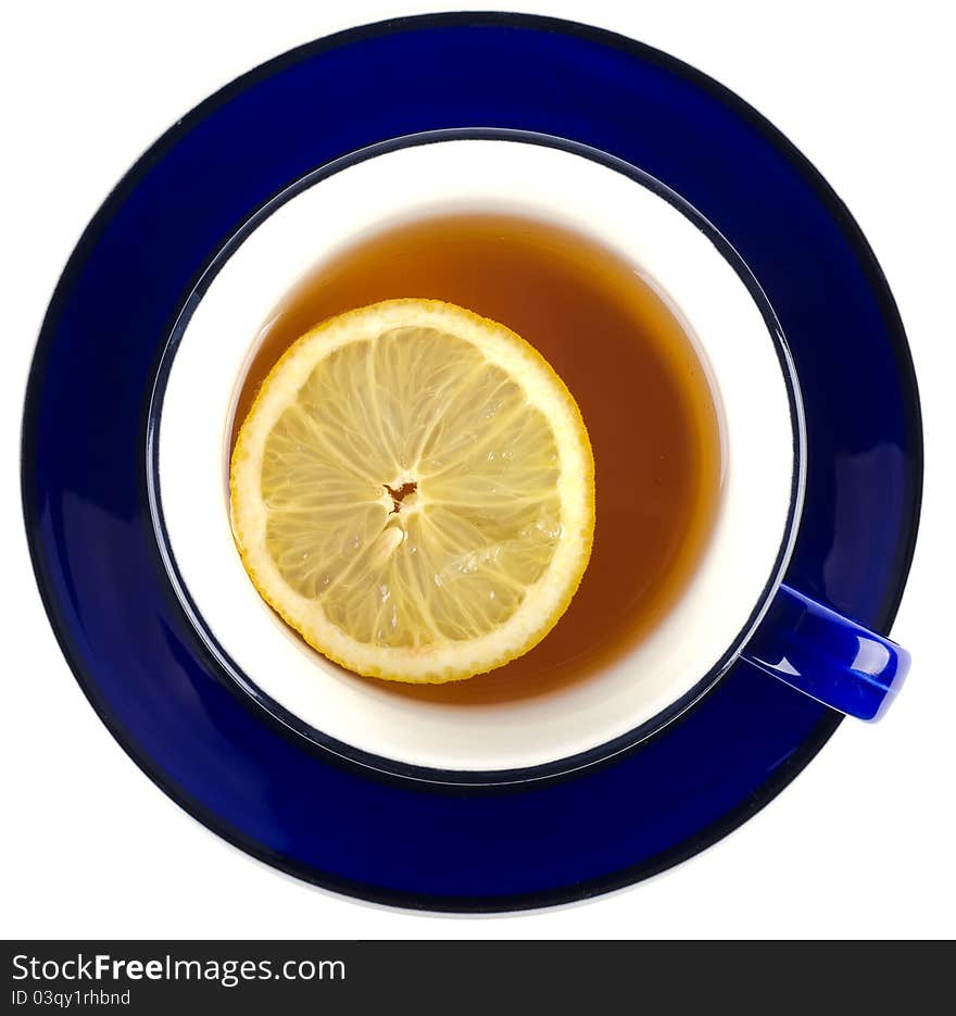 Studio shot of Cup of Tea isolated on white background