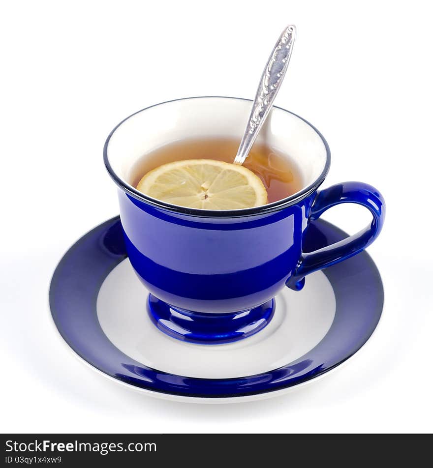 Studio shot of Cup of Tea on white background