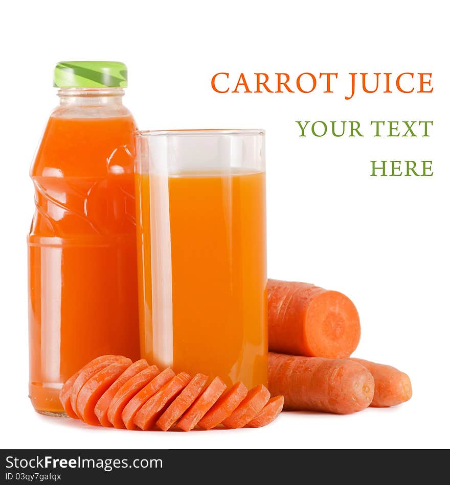 Glass With Carrot Juice