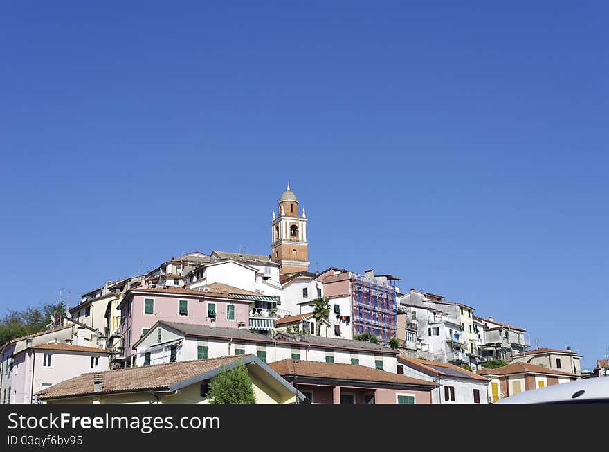 Little village near la spezia named valeriano