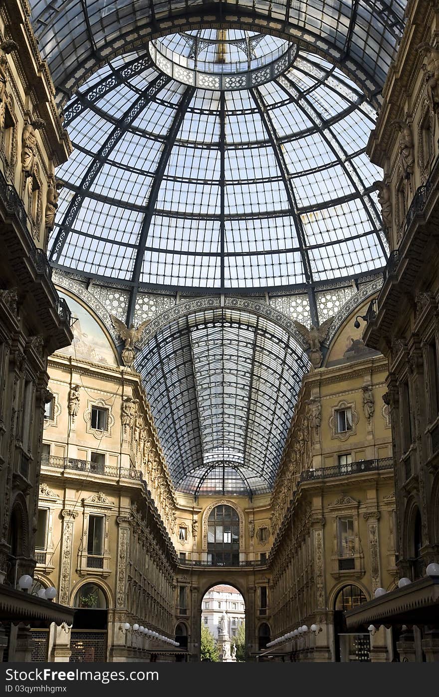 Vittorio Emanuele Gallery of Milan