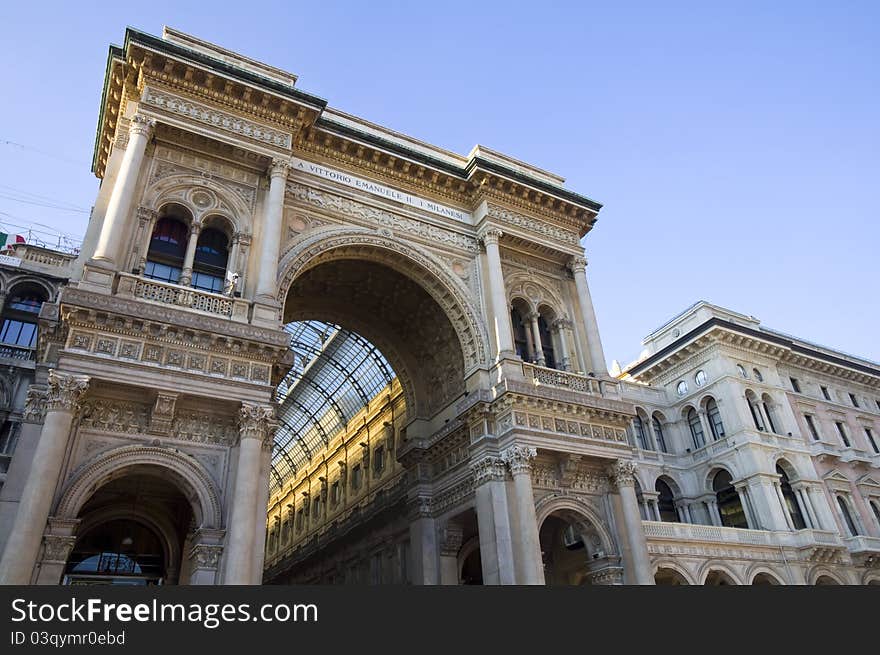 Vittorio Emanuele Gallery Of Milan