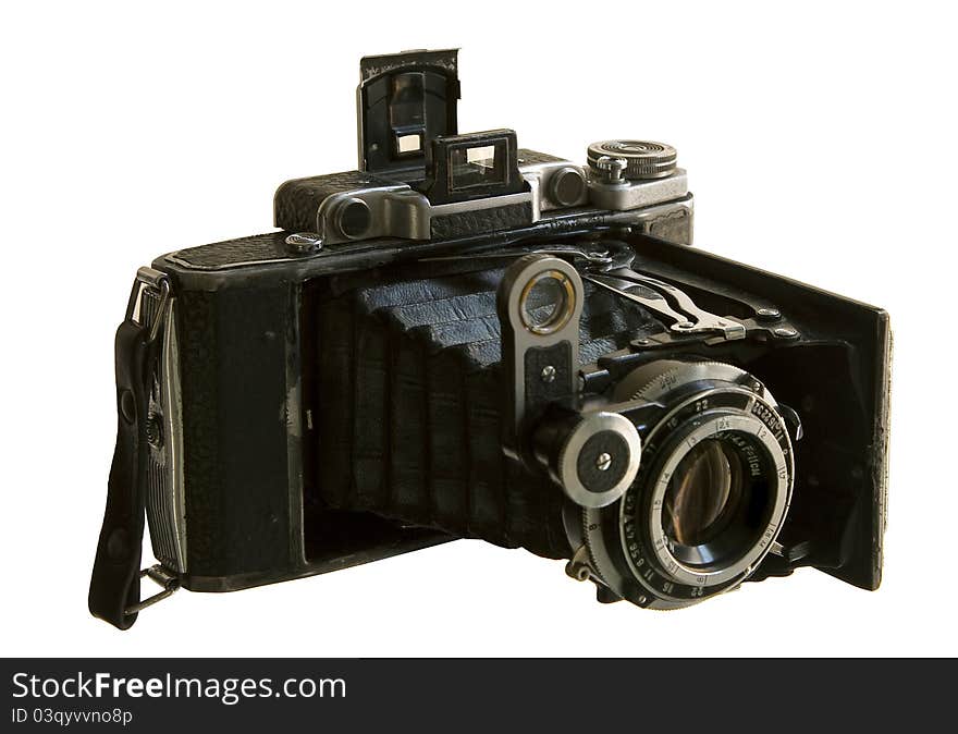 Antiquarian medium format camera