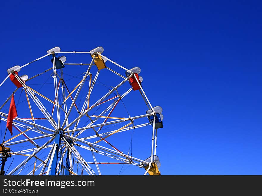 Hood River county fair Ferris Wheel. Hood River county fair Ferris Wheel