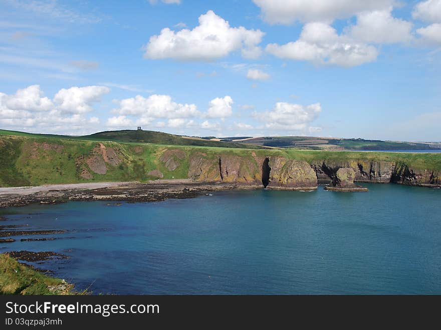 Bay at Dunnottar Castle