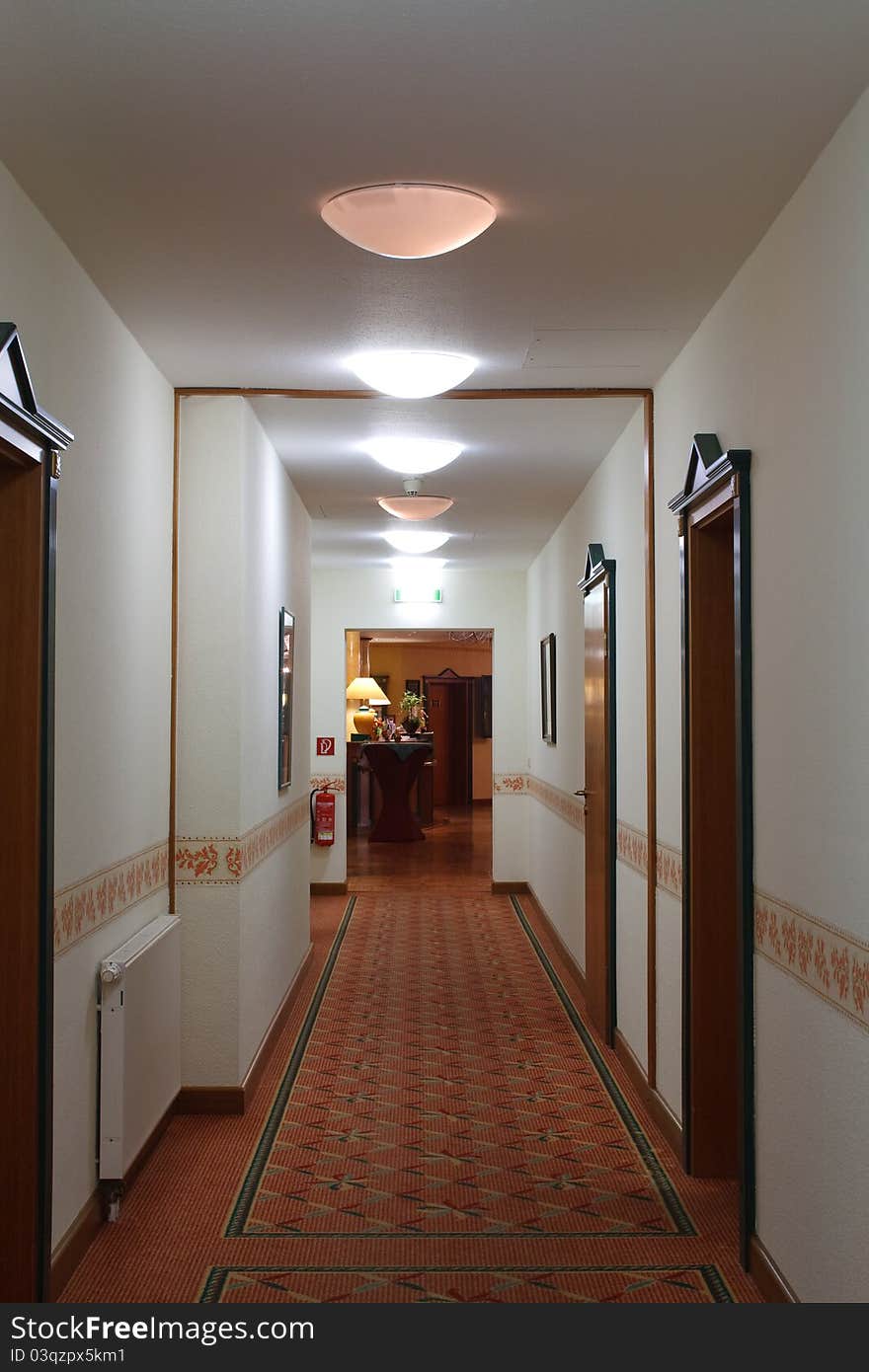 A long corridor