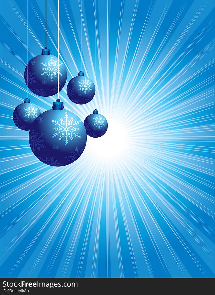 Blue Christmas Background