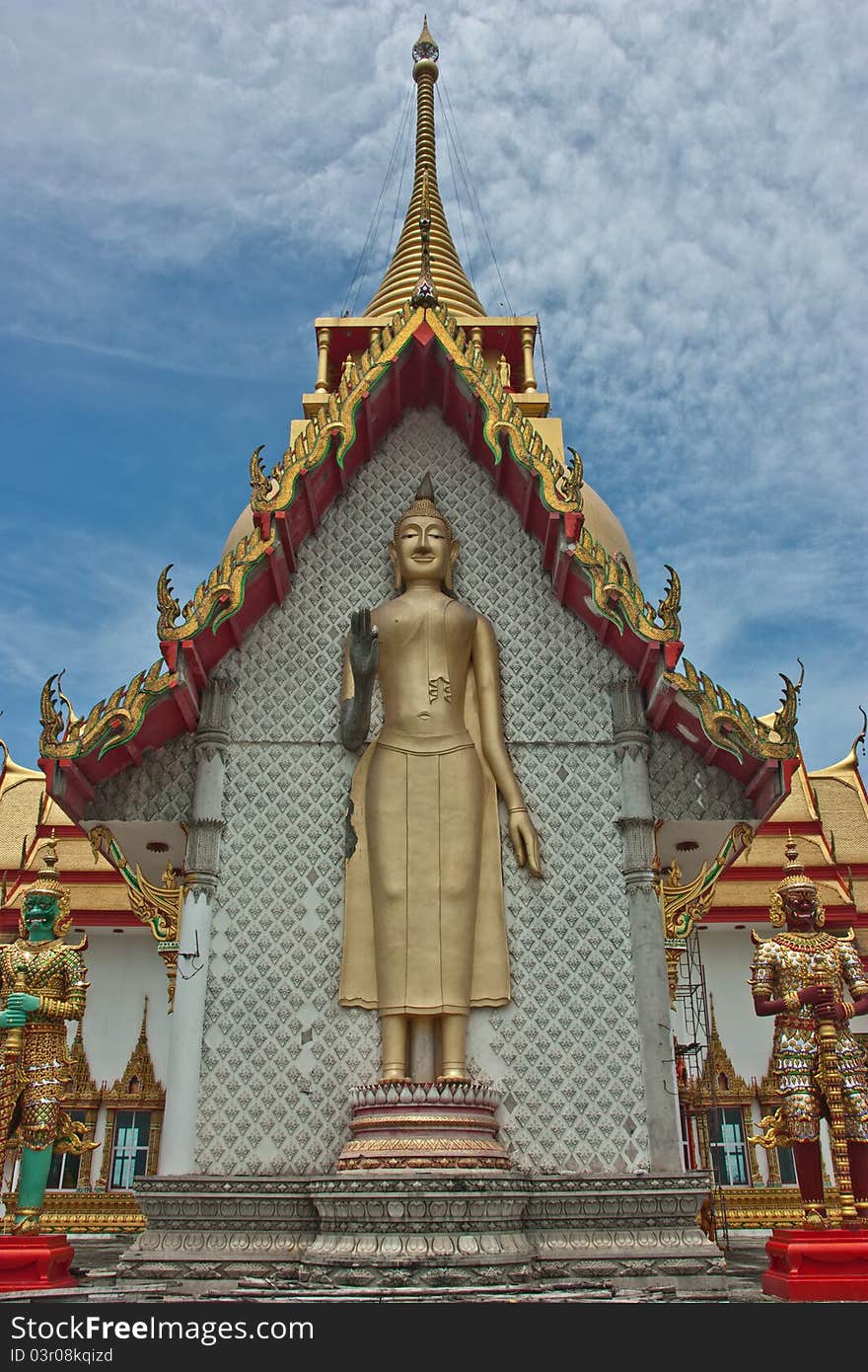 Temple of Thailand. Aesthetics are different away. Each region. Is unique to Thailand.