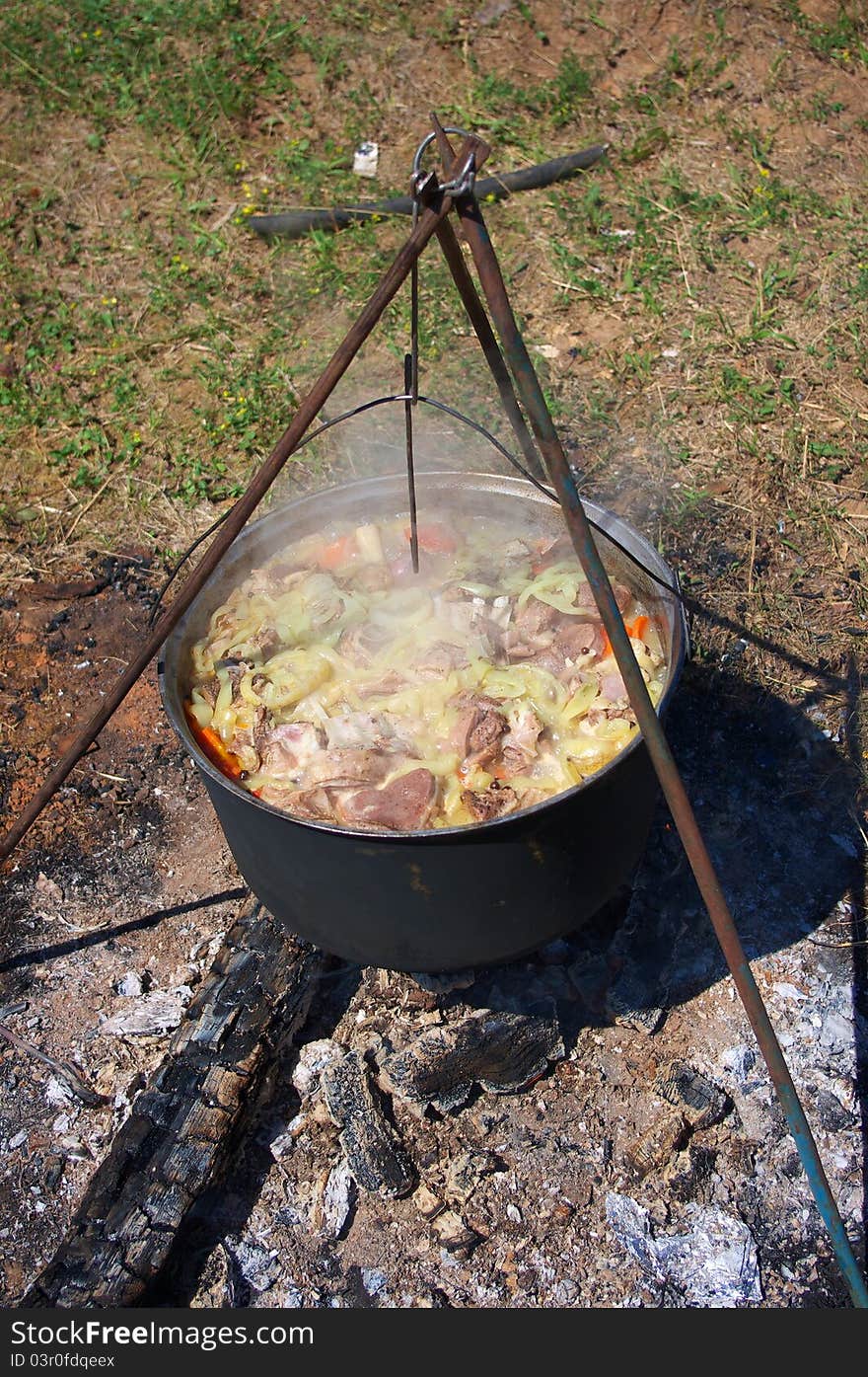 Photo of the Soup on the fire