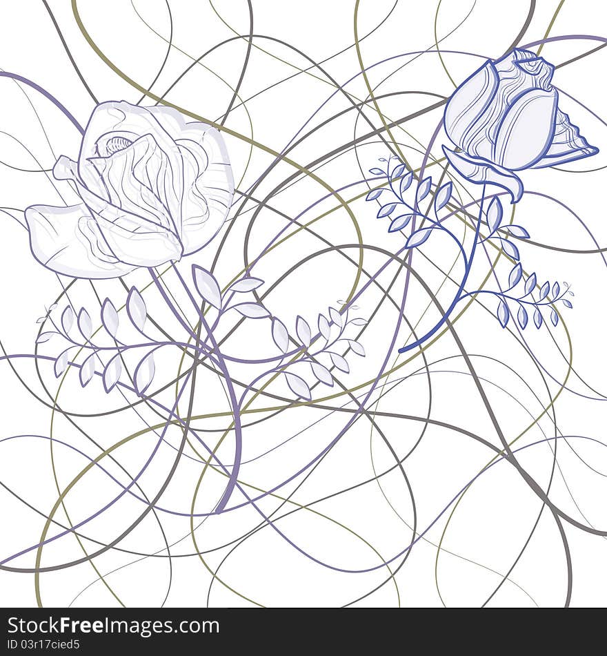 This is illustration of a Floral seamless pattern