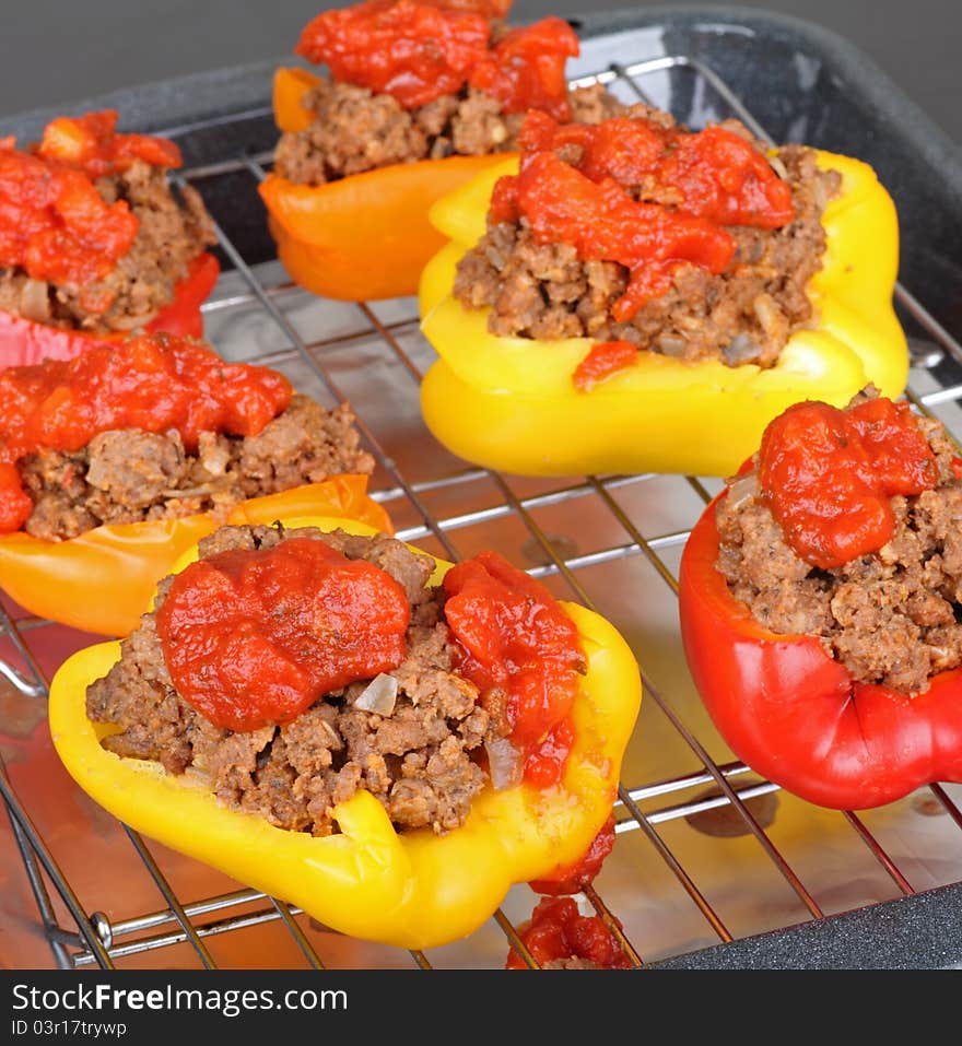 Baking Stuffed Peppers