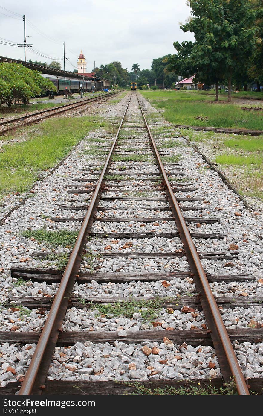 Railway for transportation between Province in Thailand