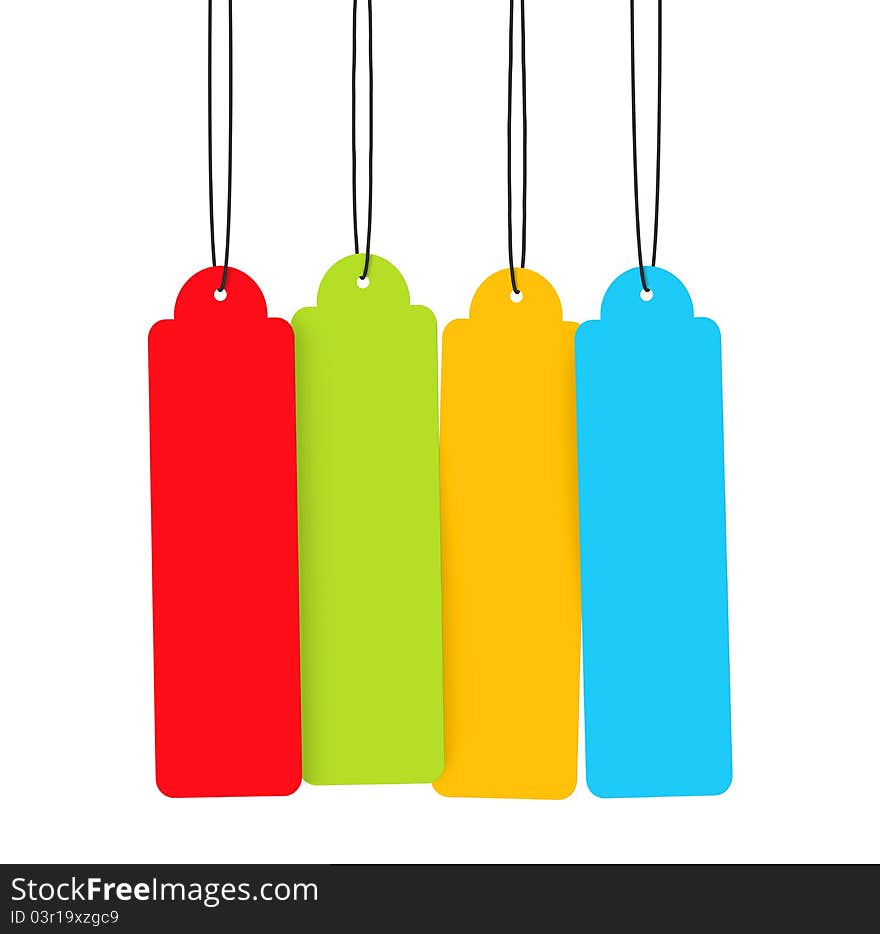 Colorful Hanging Tags