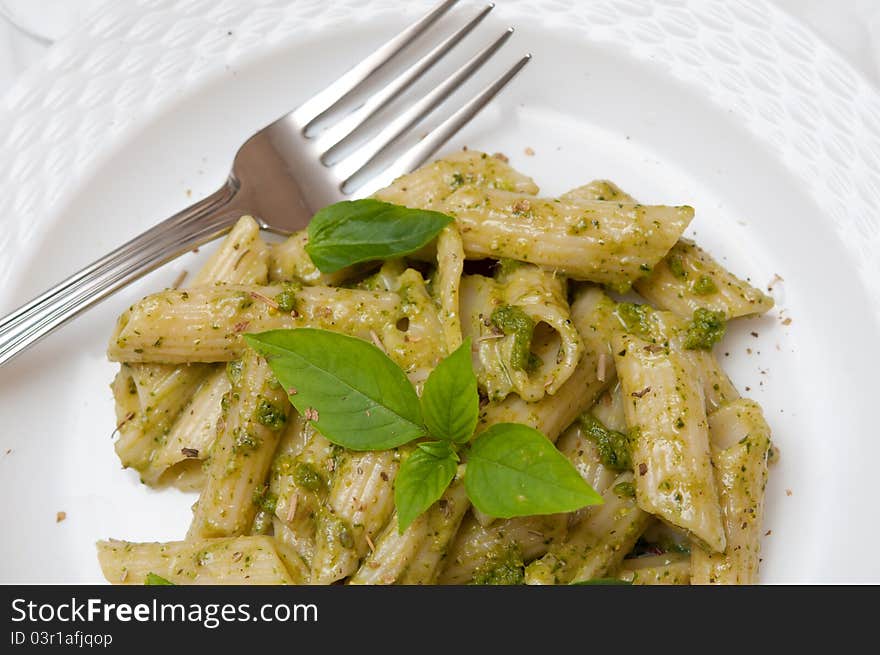 Closeup Of Healthy Macaroni