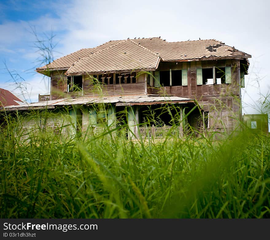 Abandoned old house in Thailand