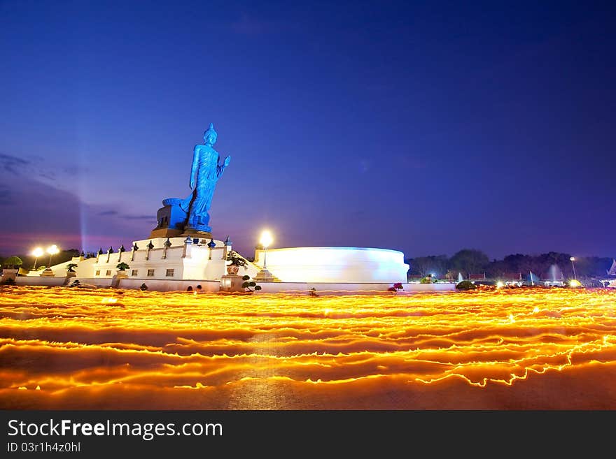 Makha Bucha Day in Thailand