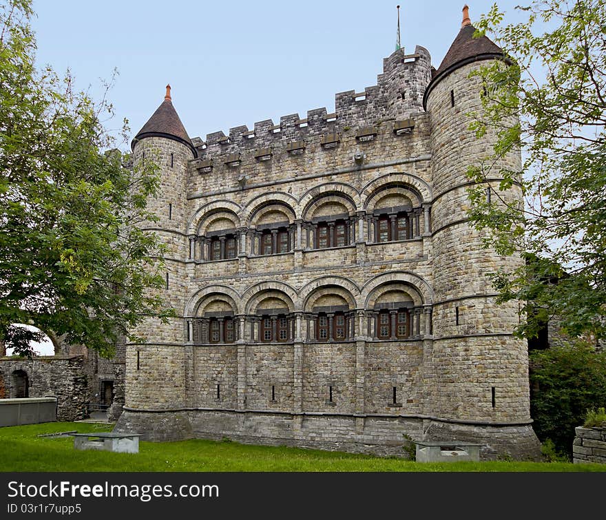 The Gravensteen is a castle in Ghent. The Gravensteen is a castle in Ghent